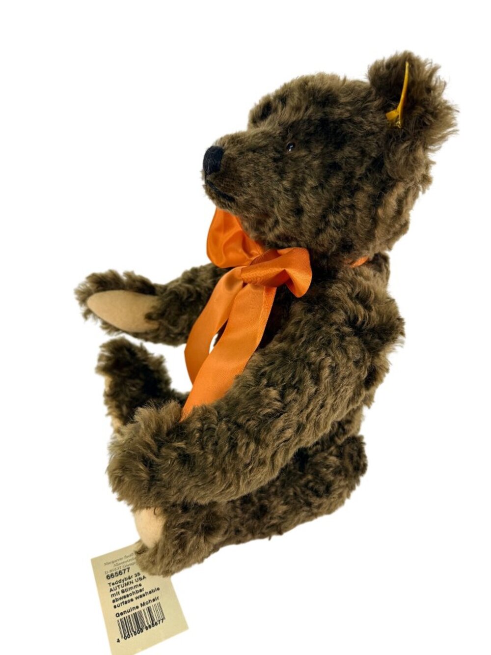 Steiff Autumn Teddy Bear "Mack" Mohair Jointed w/ Growler 665677 13” Germany - Picture 4 of 7